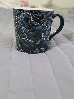 Marvel Black Panther Black and Blue Ceramic Coffee Mug